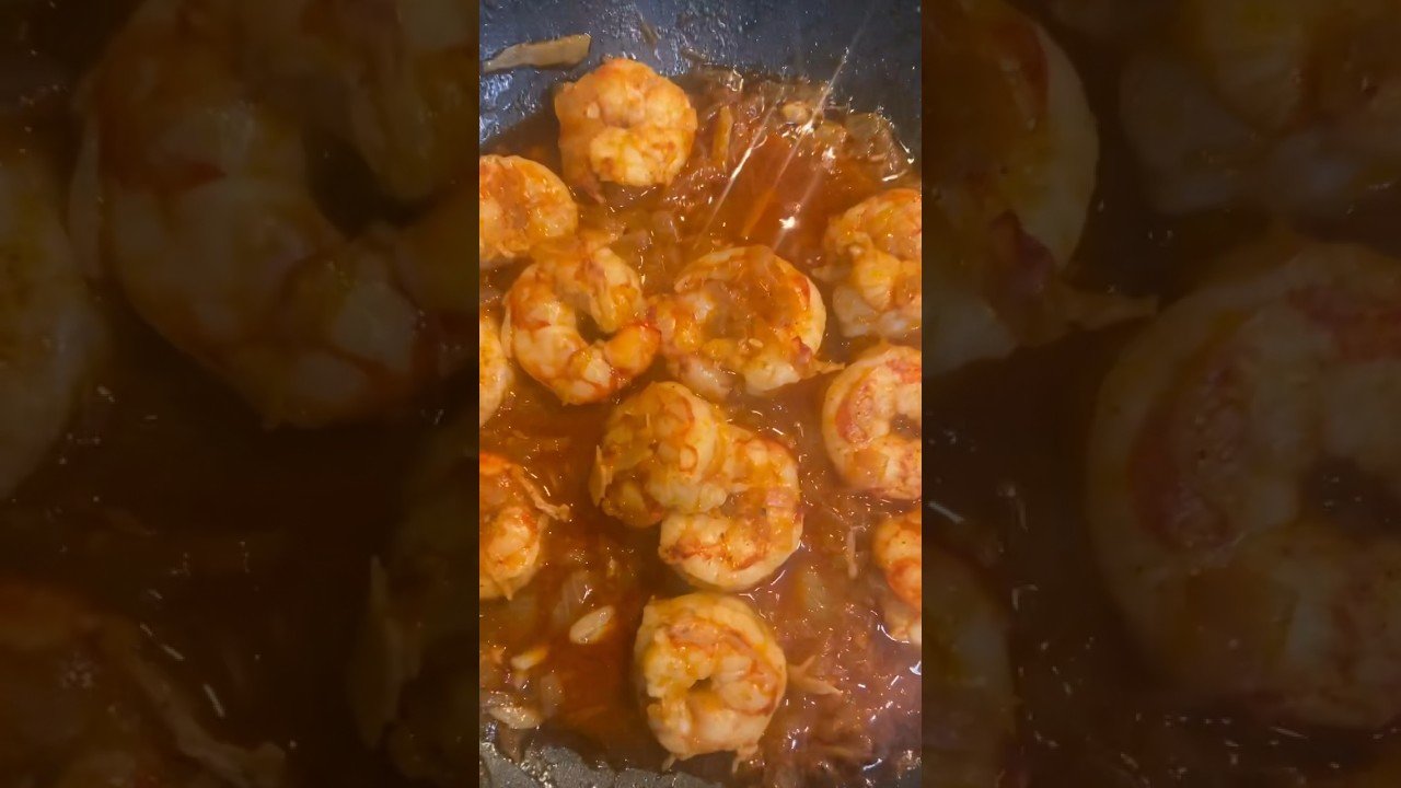 Salsa de vino blanco y camarones