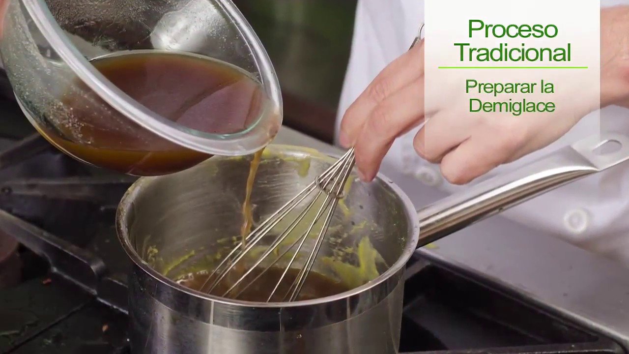 Salsa demi-glace clara