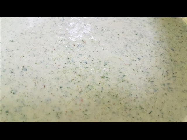 Salsa india de cilantro para samosas