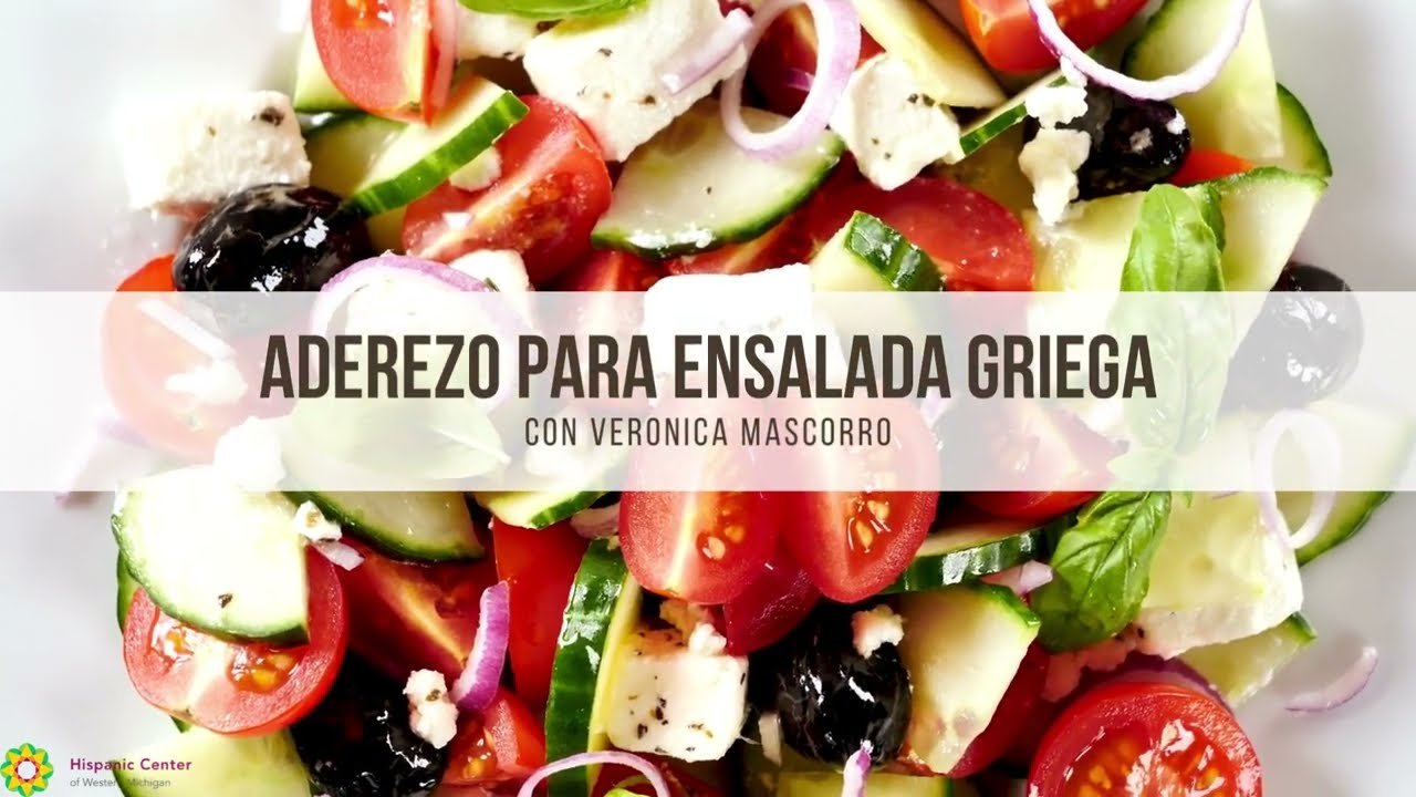 Salsa para ensalada griega ligera