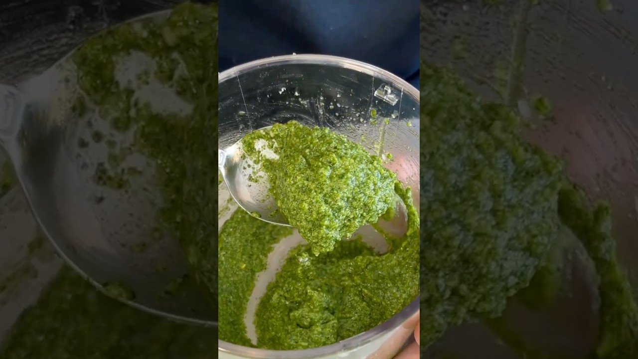 Salsa pesto de hierbas mixtas