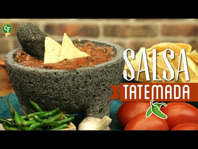 Salsa roja con tomate tatemado