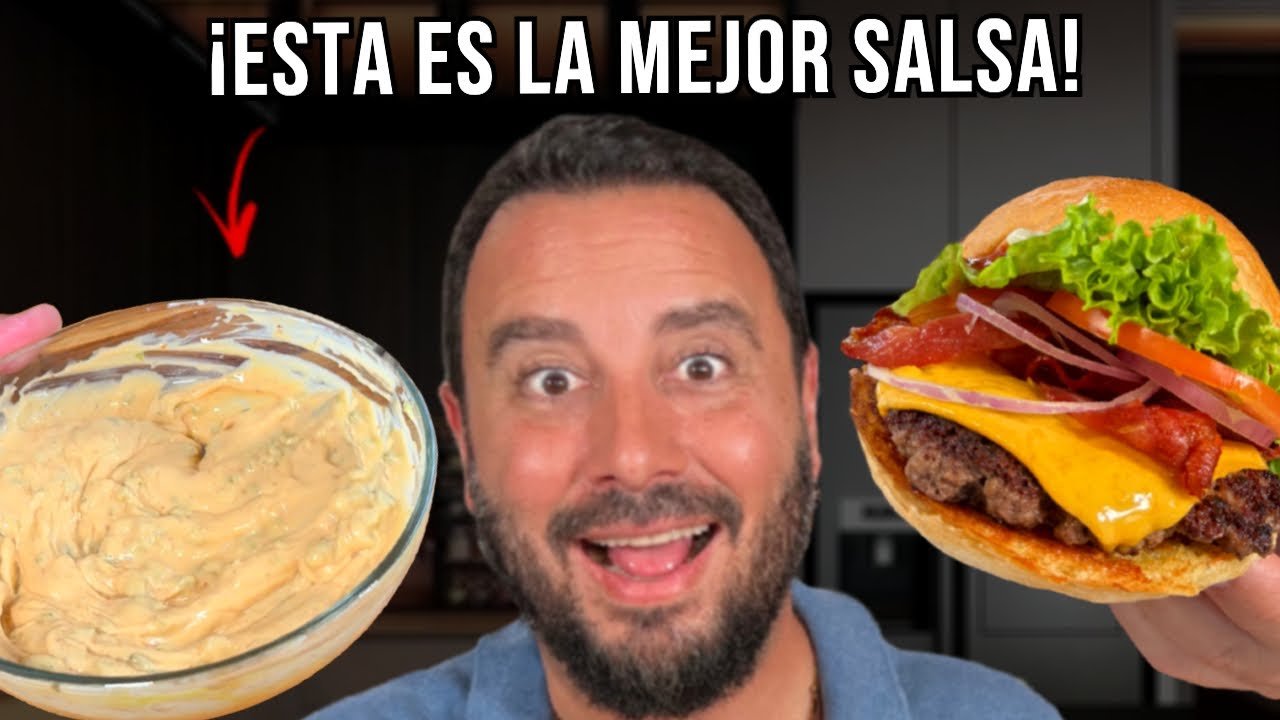 Salsa rosada colombiana para hamburguesas