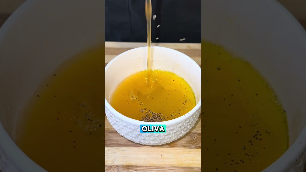 Salsa vinagreta de naranja y jengibre