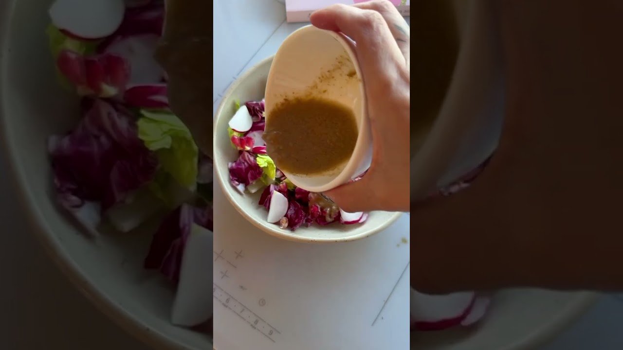 Salsa vinagreta de tahini y limón