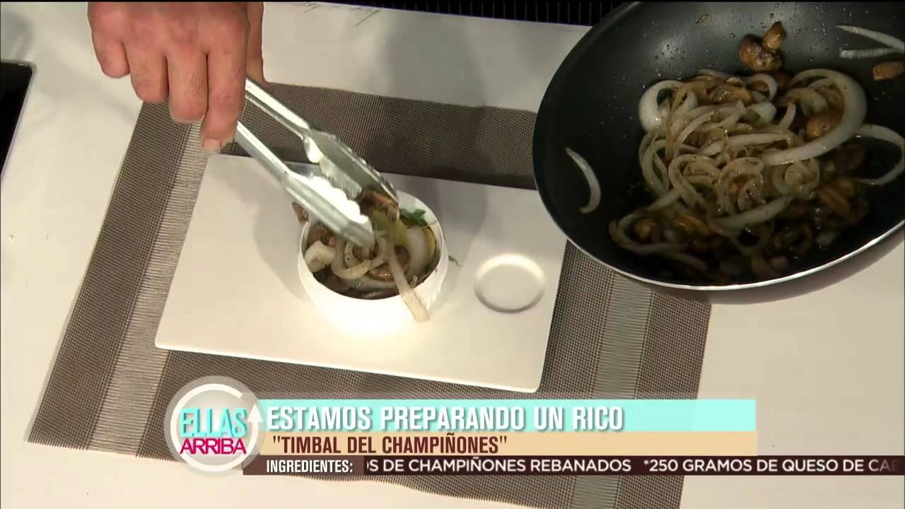 Timbal de champiñón