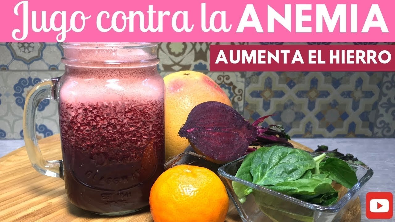 15 jugos naturales para la anemia