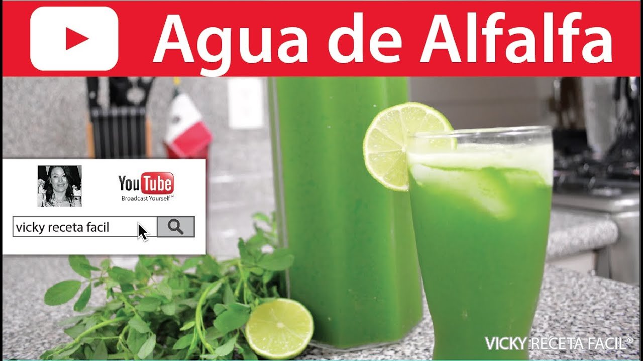 Agua de alfalfa