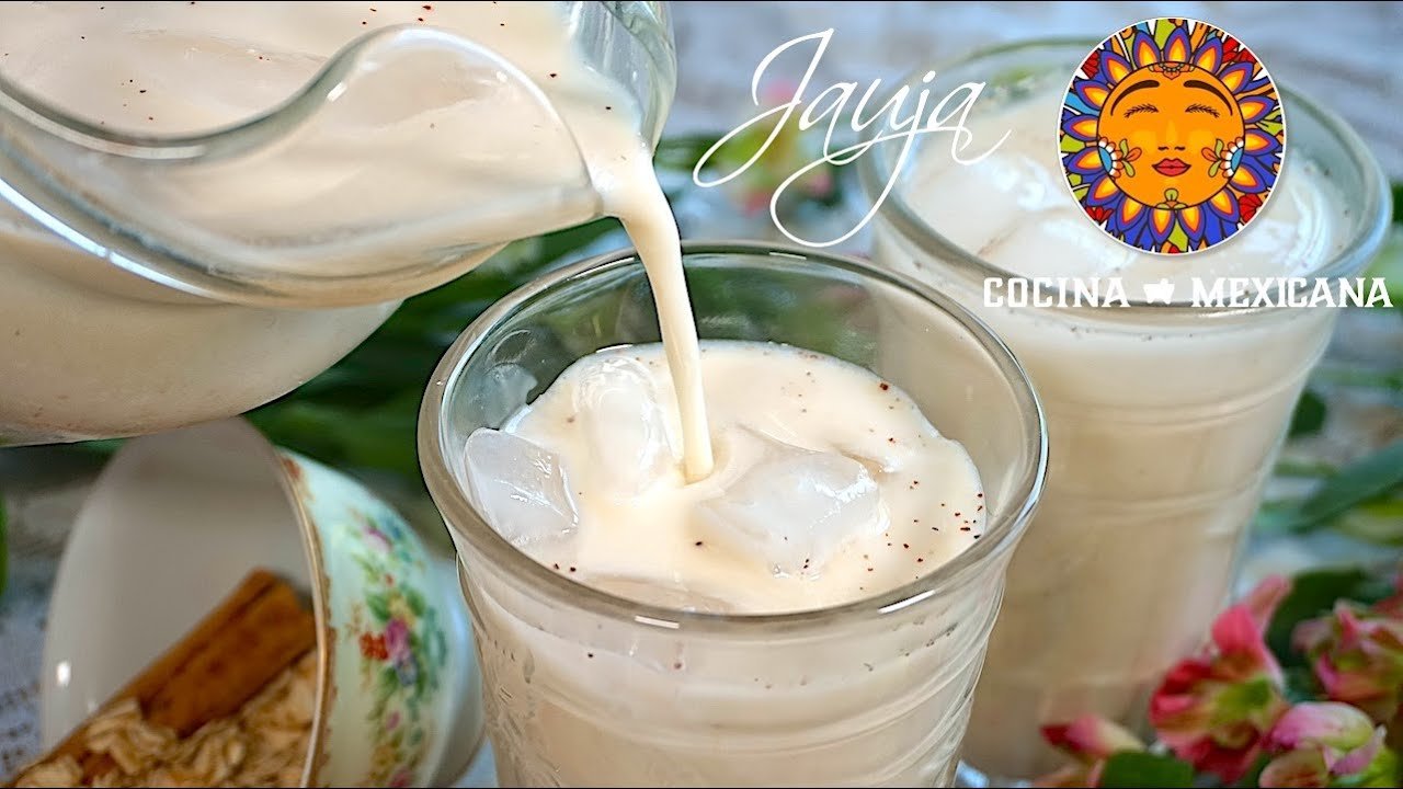 Agua de horchata con avena