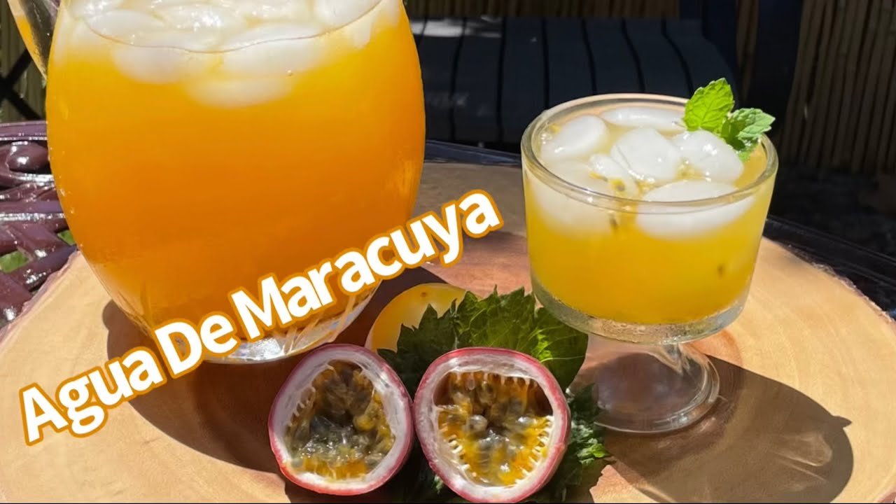 Agua de maracuyá