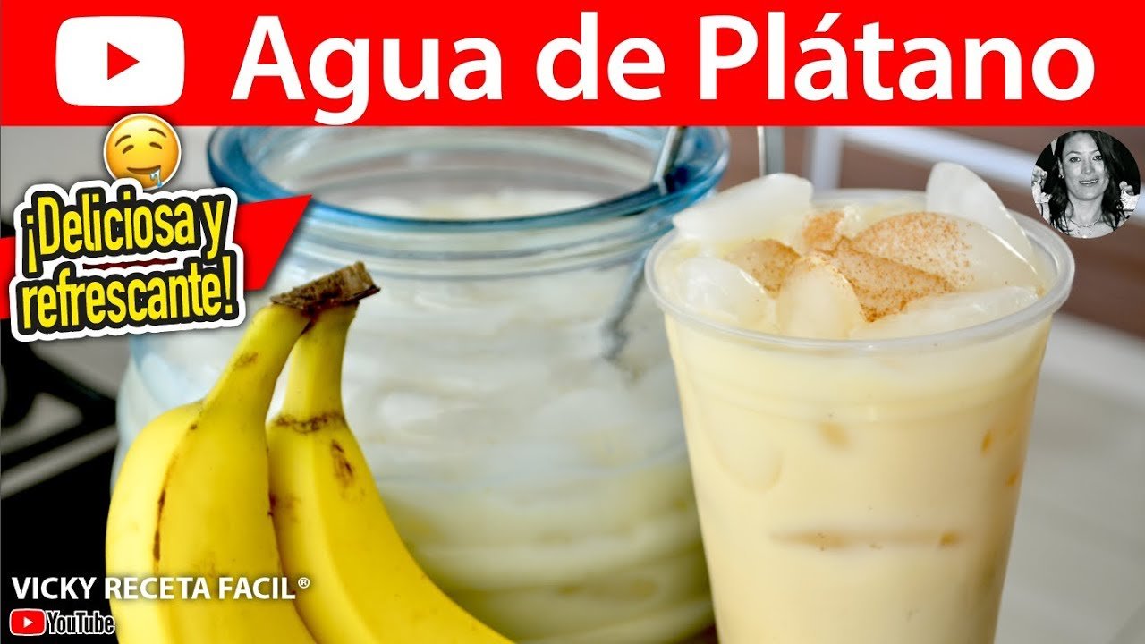 Agua de plátano