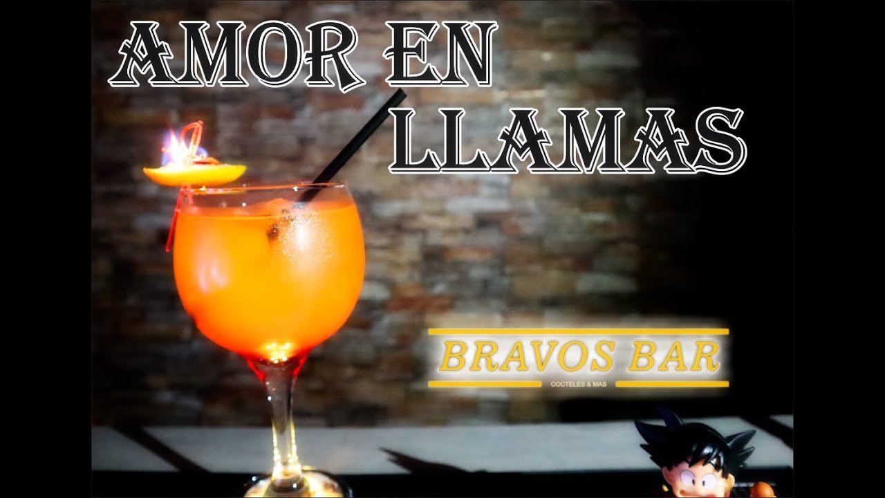 Amor en llamas cóctel