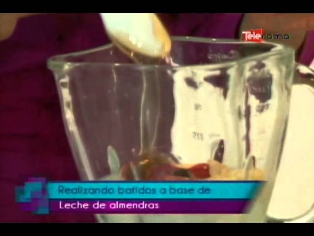 Batido de almendras
