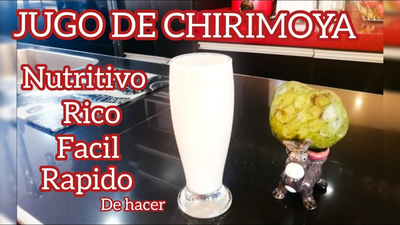 Batido de chirimoya y naranja