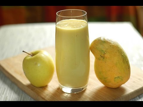 Batido de manzana y mango
