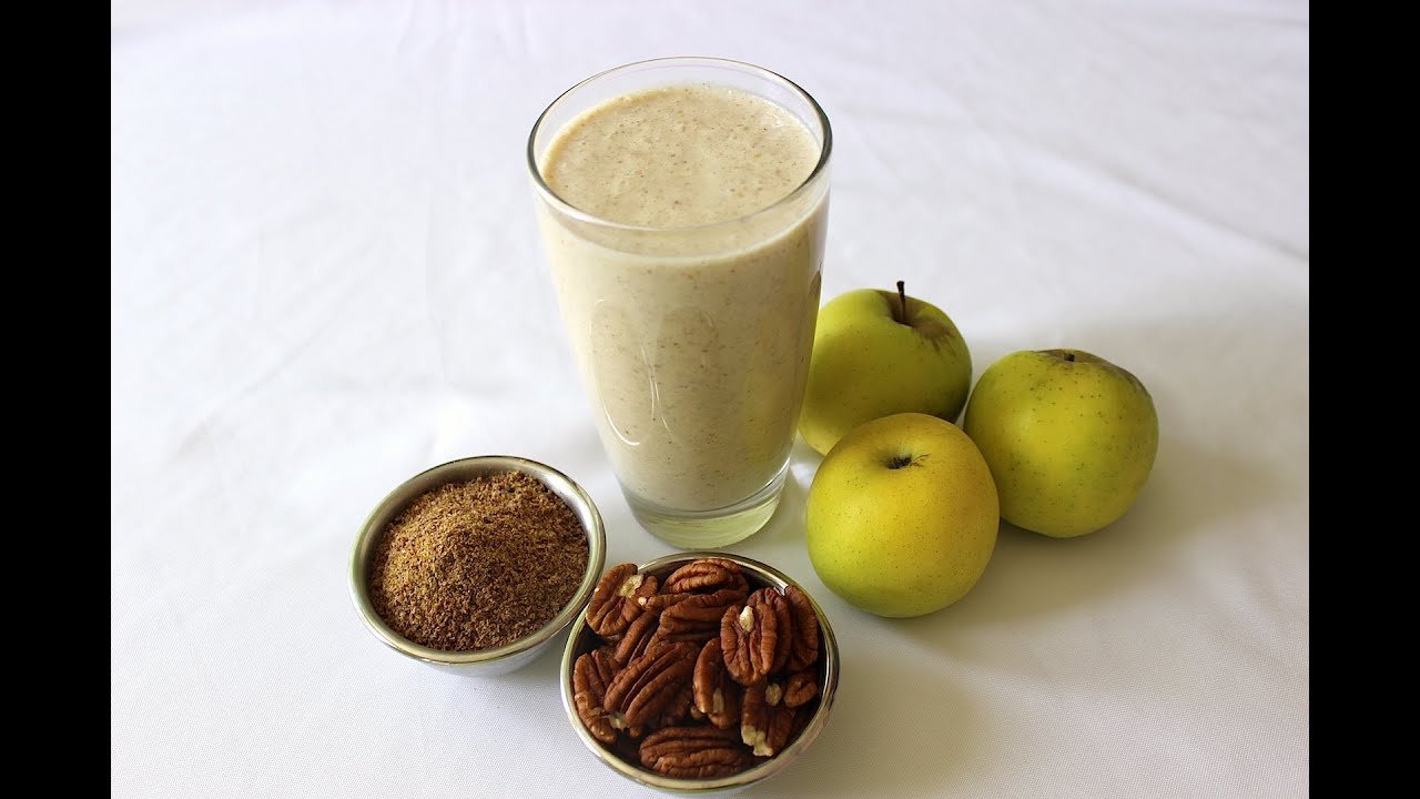 Batido de manzana y nueces