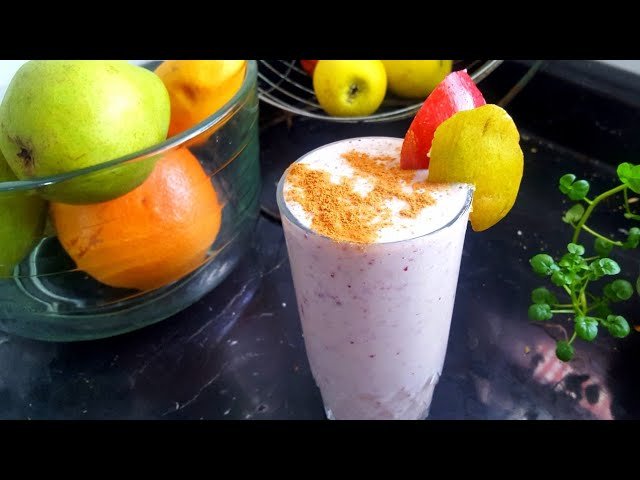 Batido de manzana y pera