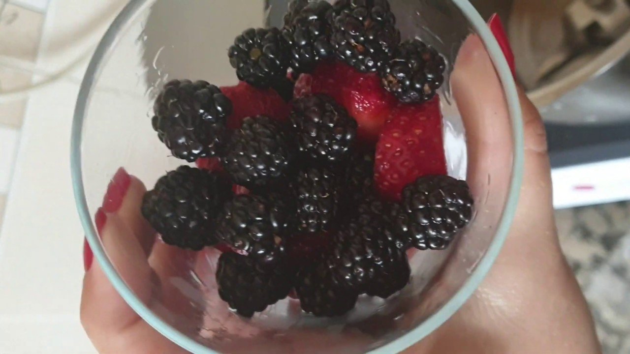 Batido de mora y fresa