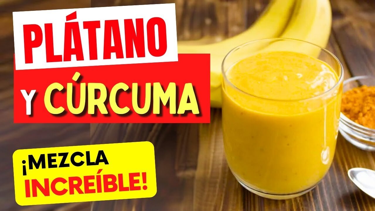 Batido de plátano y canela con especias