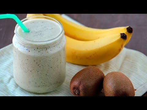 Batido de plátano y kiwi
