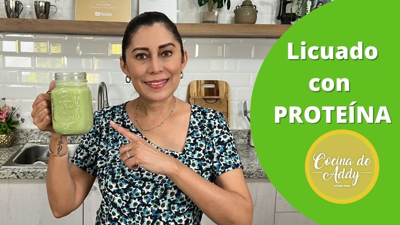Batido de proteínas casero para cenar