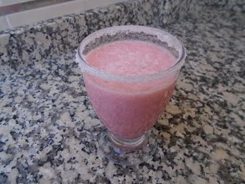 Batido de sandia y plátano