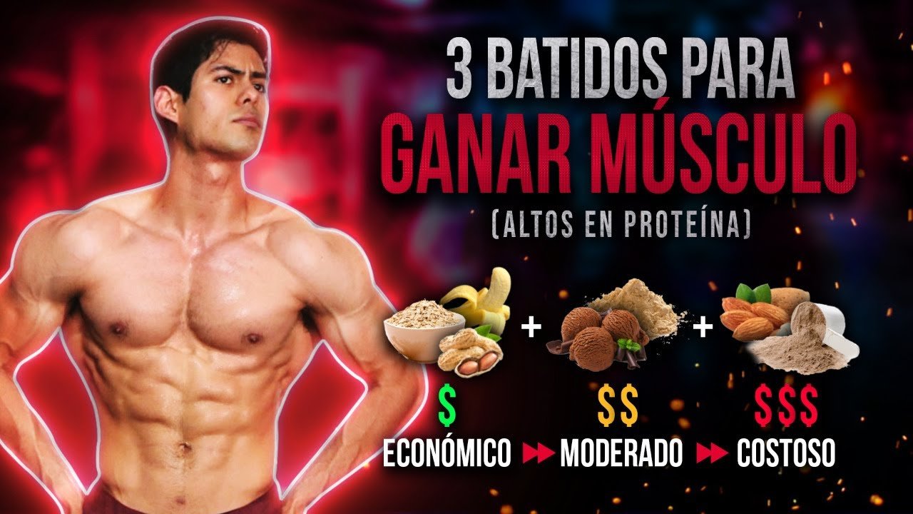Batidos para aumentar masa muscular