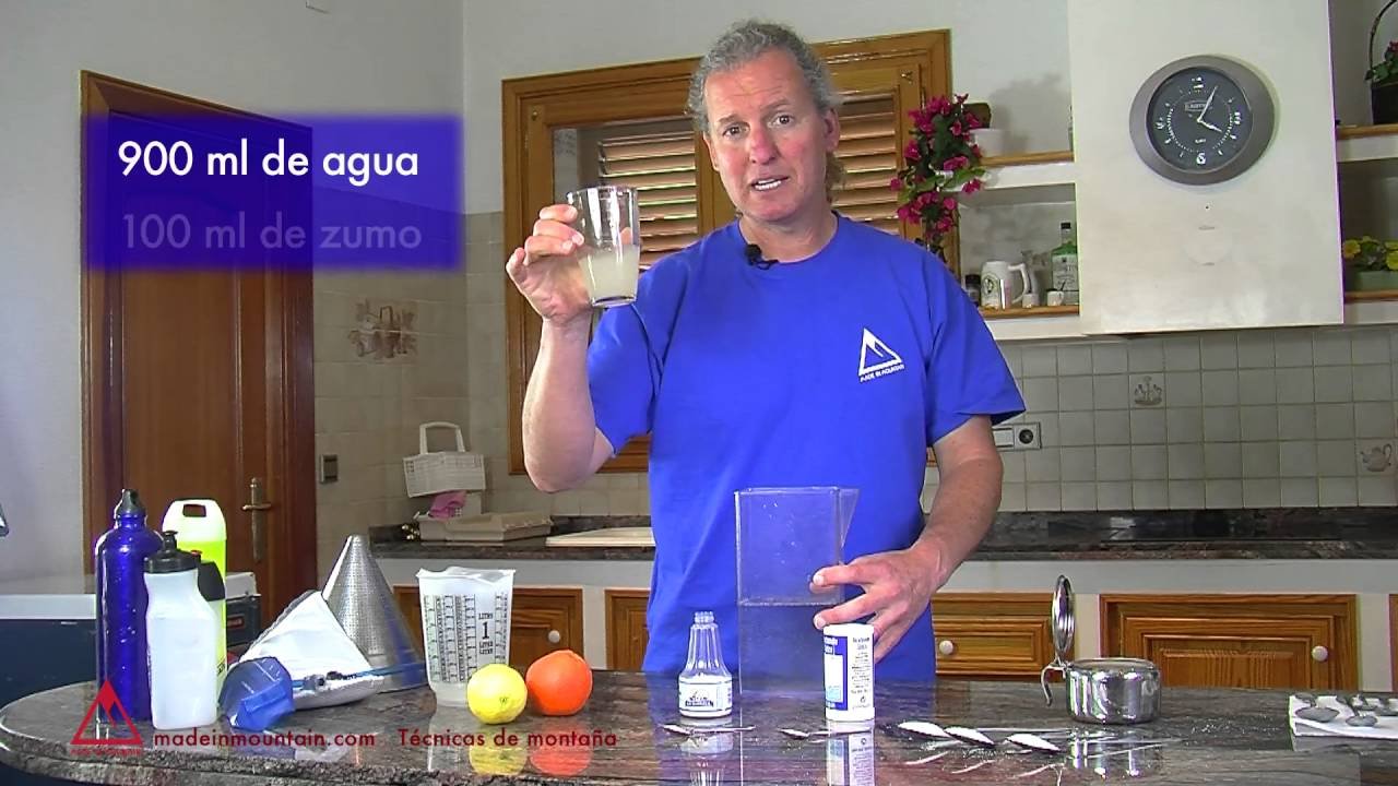 Bebida hidratante casera