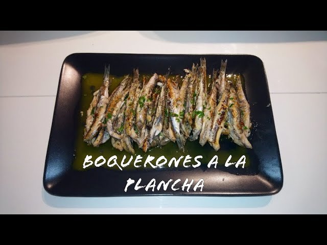Boquerones a la plancha