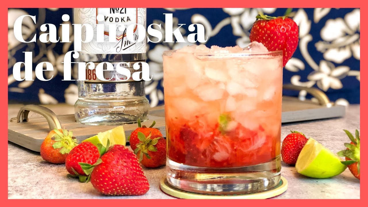 Caipiroska de fresa