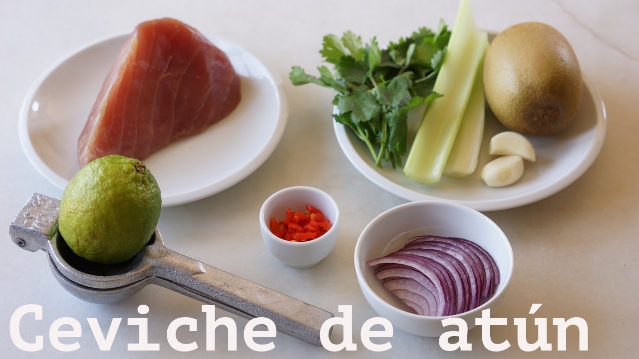Ceviche de atún