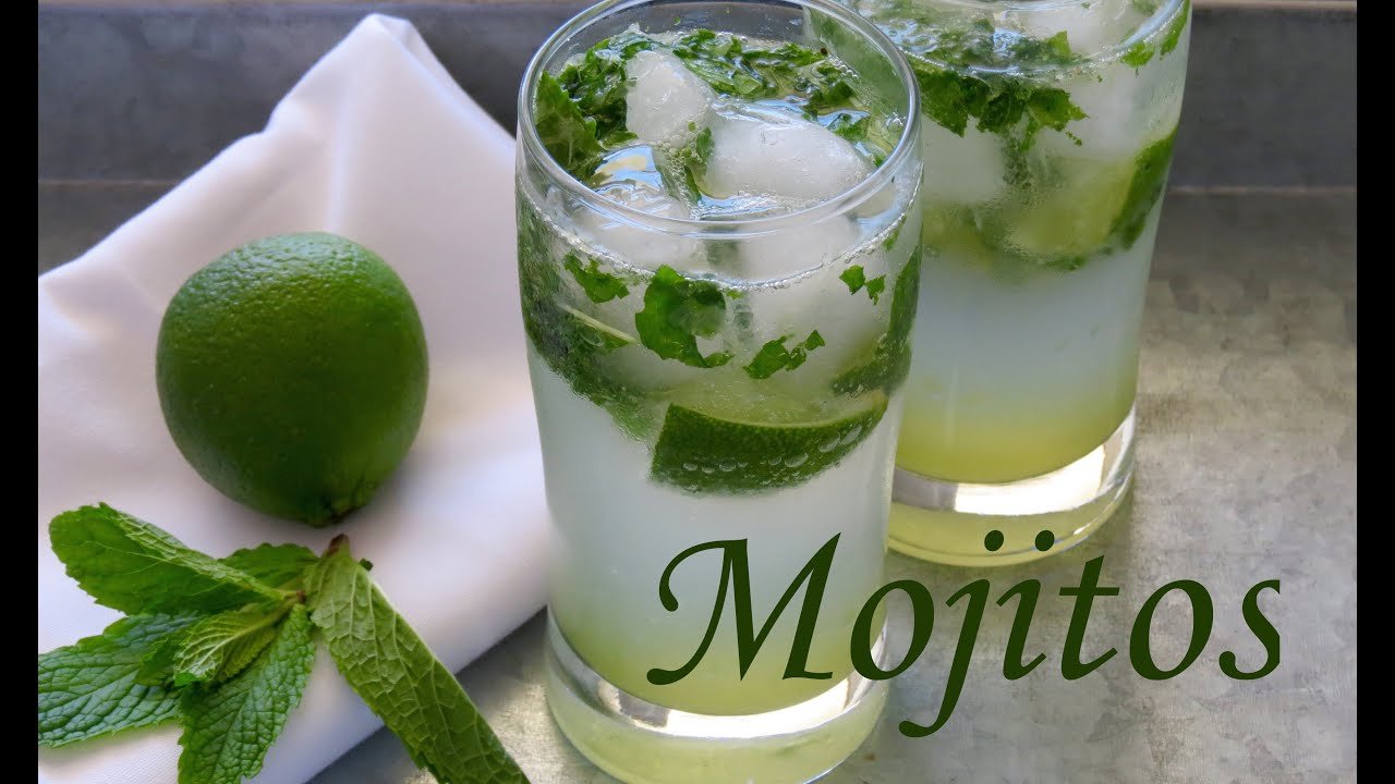 Cóctel de limón y menta