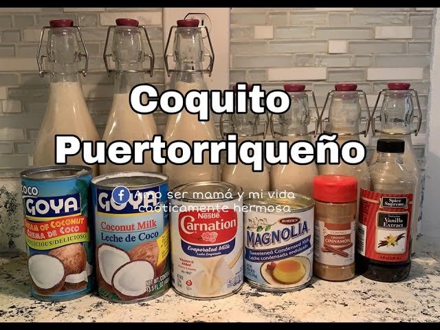 Coquito puertorriqueño