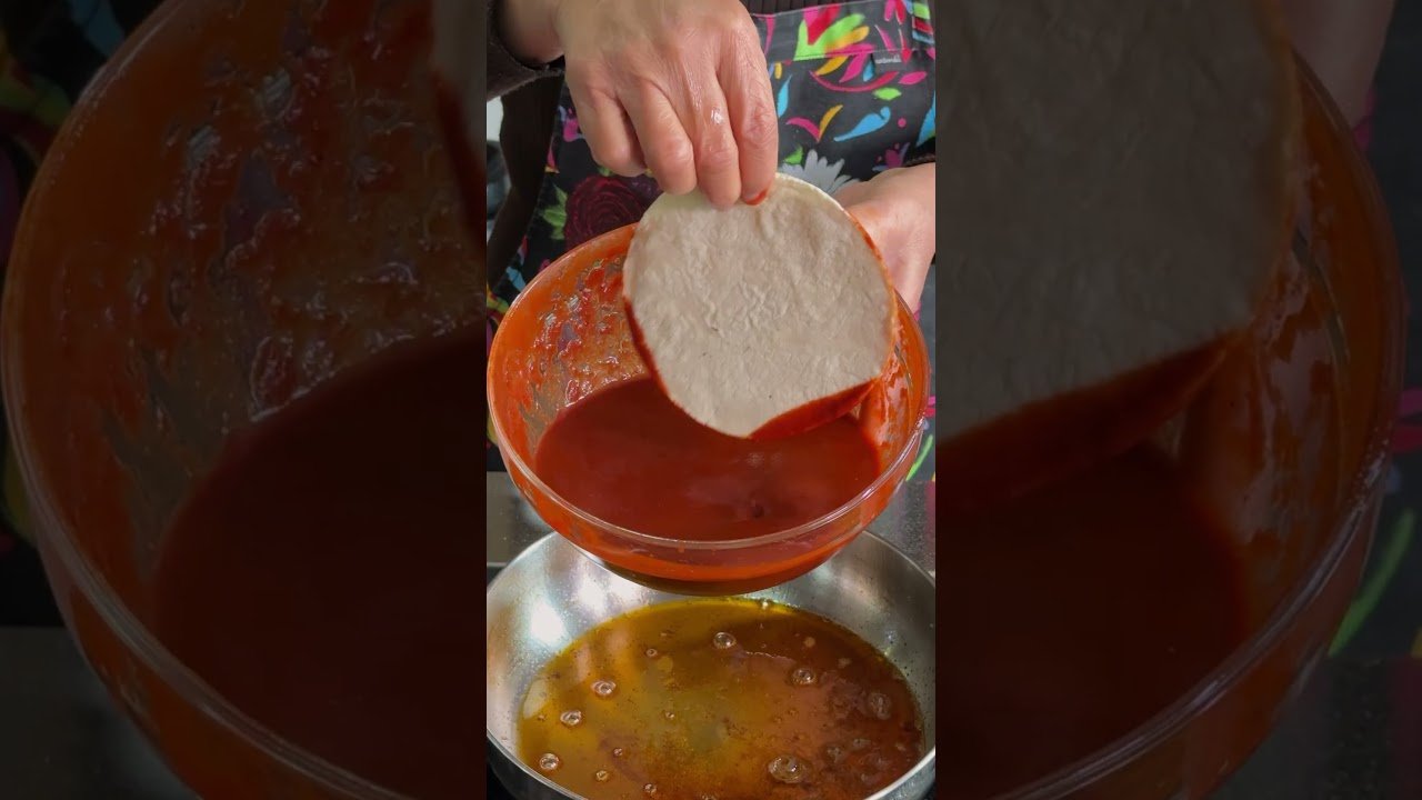 Enchiladas rojas rápidas