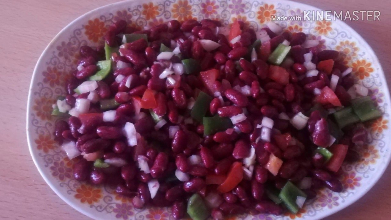Ensalada de alubias pintas