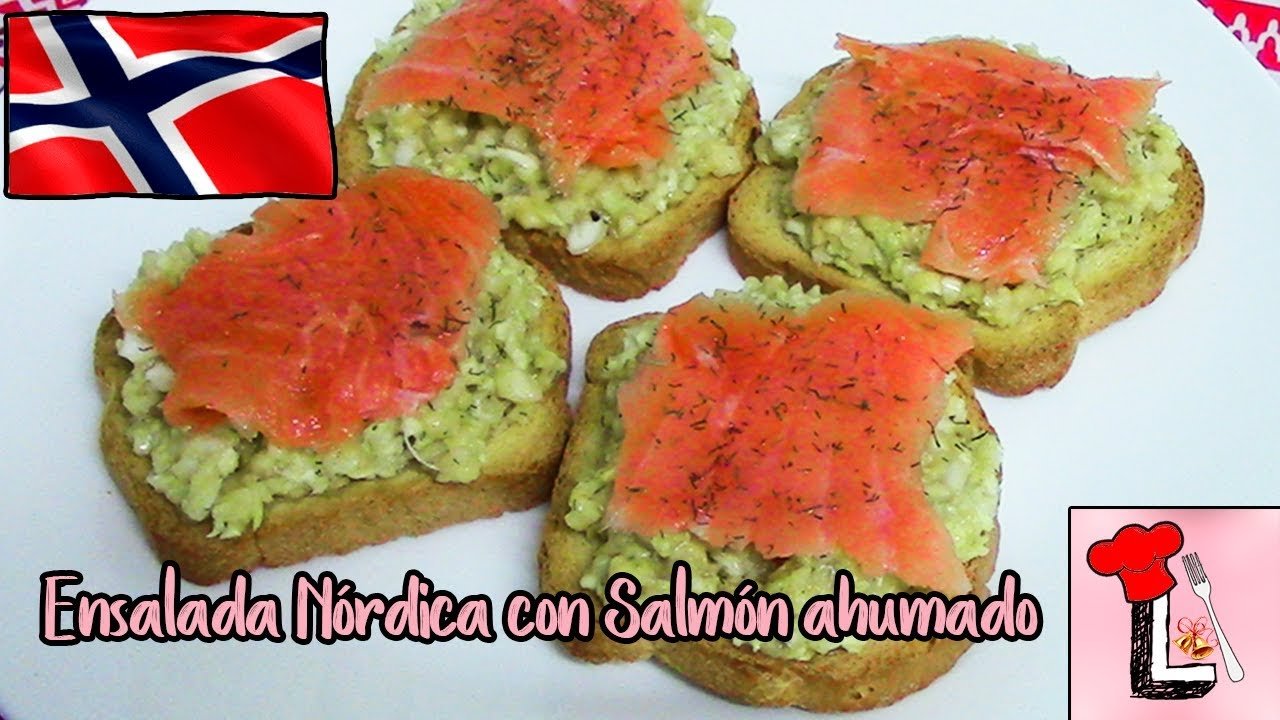 Ensalada de salmón a la nórdica