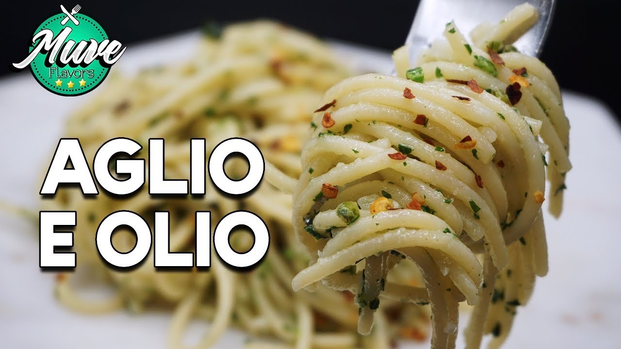 Espaguetis aglio e olio