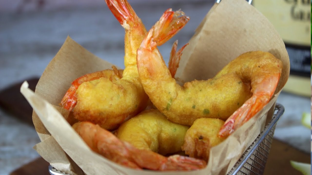 Gambas a la gabardina