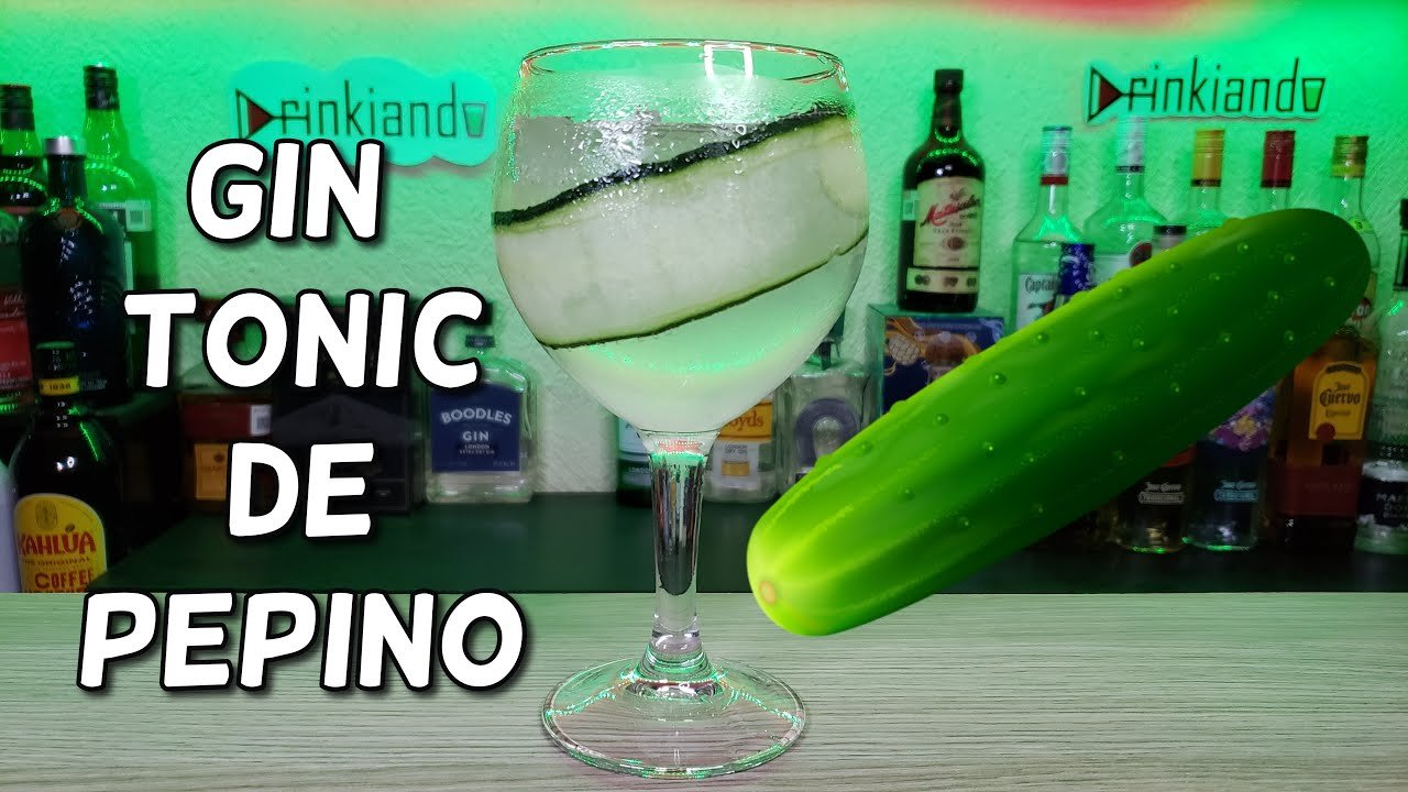 Gin tonic con pepino