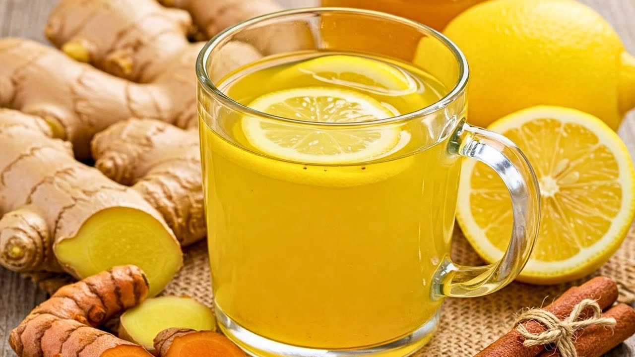 Infusión de jengibre y limón