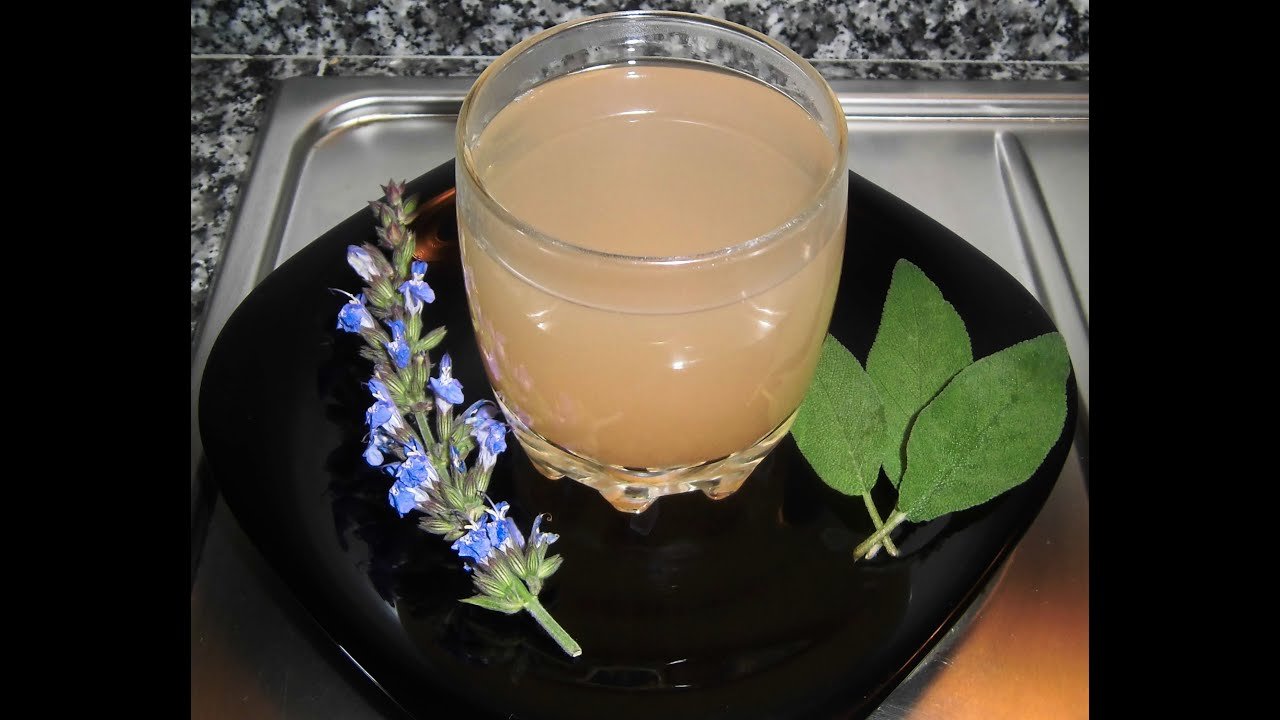 Infusión de salvia y limón