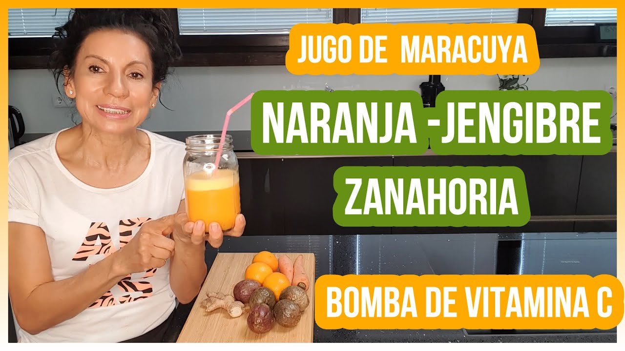 Jugo antioxidante de naranja