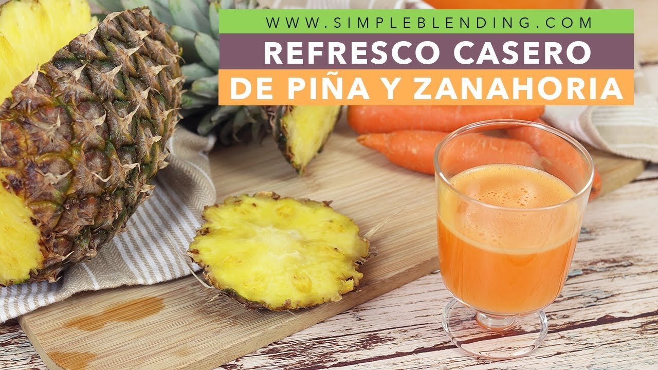 Jugo antioxidante de zanahoria