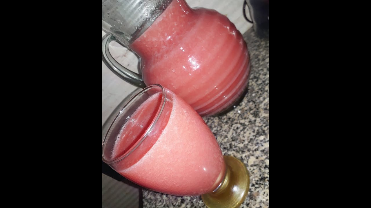 Jugo de guayaba y naranja