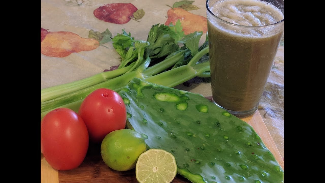 Jugo de nopal para bajar el colesterol