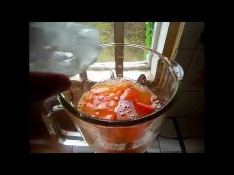 Jugo de papaya manzana y naranja