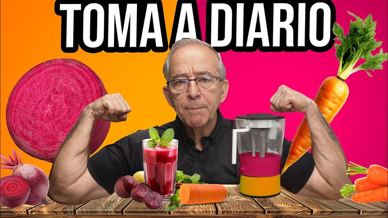 Jugo de remolacha y zanahoria