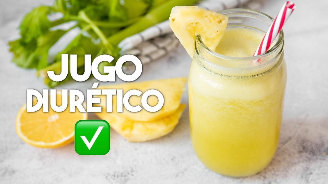Jugo diurético de piña