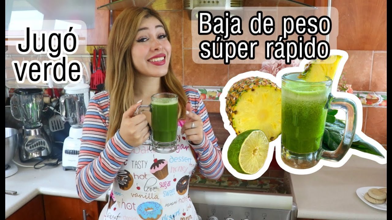 Jugo verde con piña