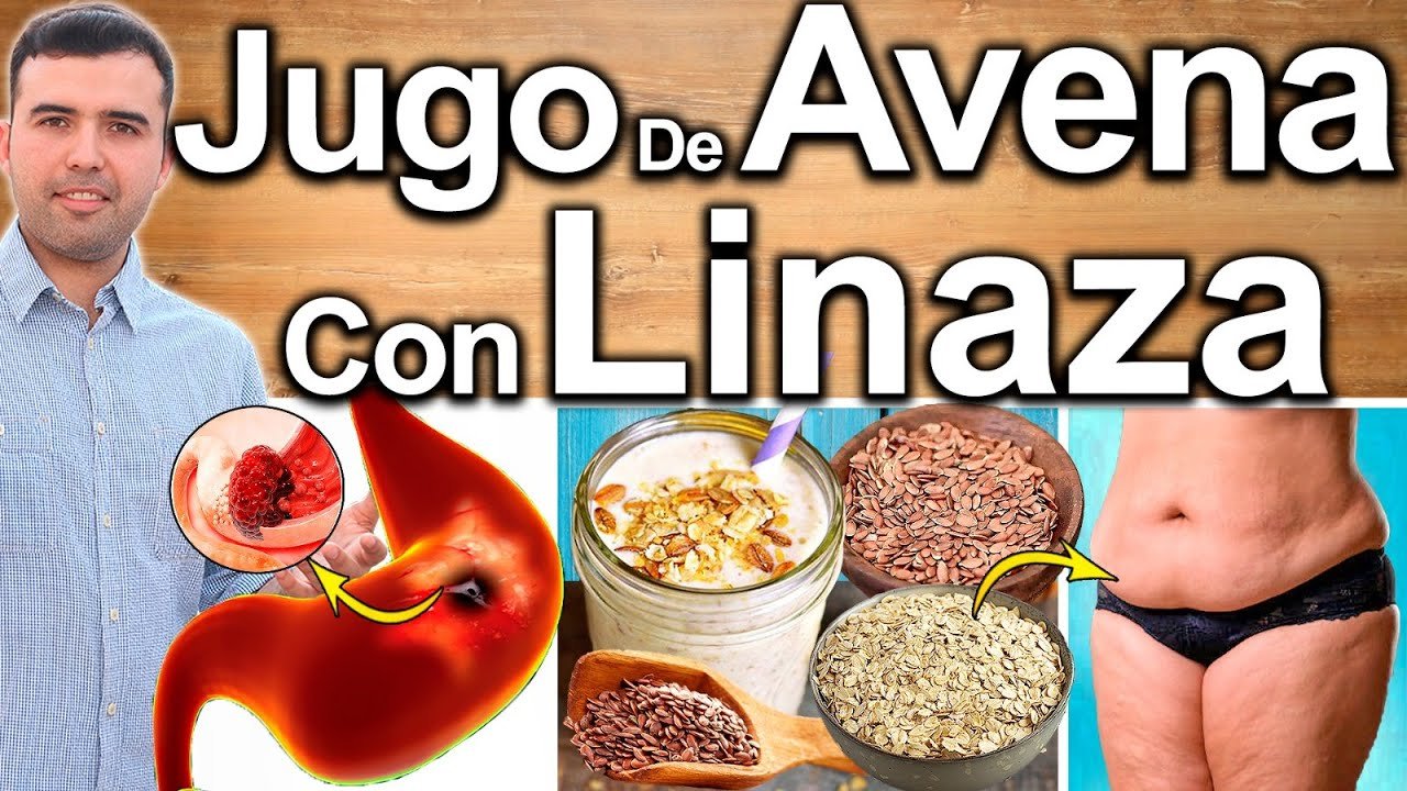 Leche de avena y linaza para adelgazar